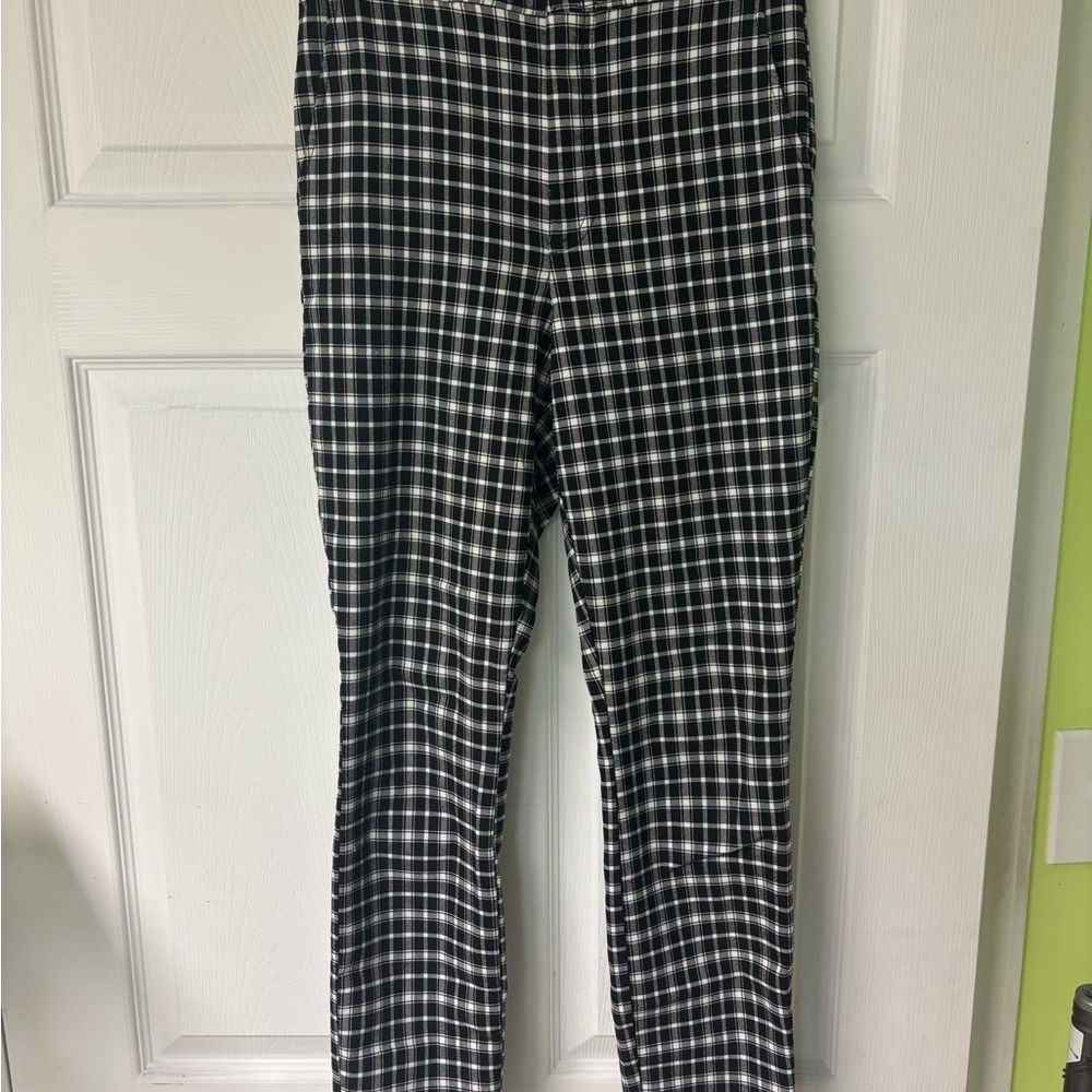 Hollister Monochrome Checkered Pants